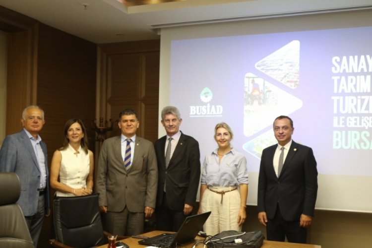 BUSİAD'ın Bursa vizyonu Genel Sekreter Halis&ccedil;elik'e anlatıldı