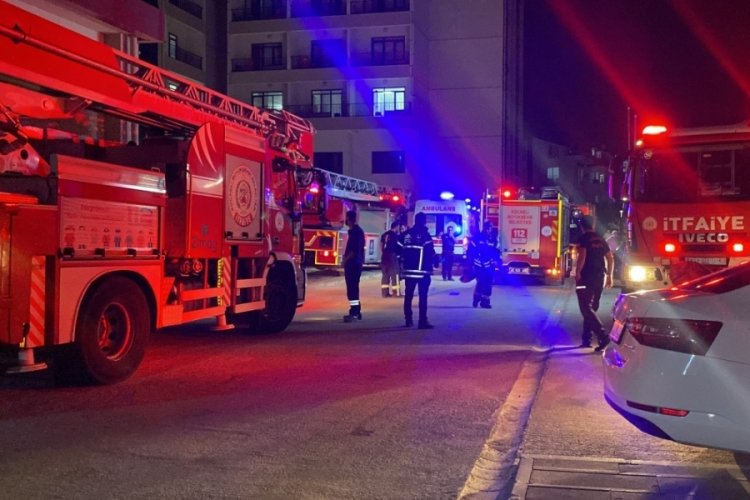 Huzurevinde yangın paniği