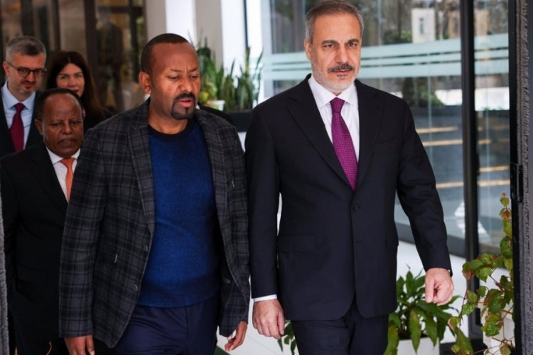 Bakan Fidan, Etiyopya Başbakanı Abiy Ahmed ile bir araya geldi
