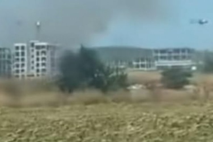 Bursa Şehir Hastanesi yakınlarında dumanlar y&uuml;kseliyor!