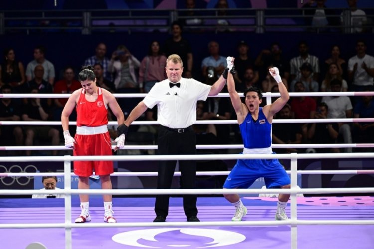 Busenaz S&uuml;rmeneli, olimpiyatlara &ccedil;eyrek finalde veda etti