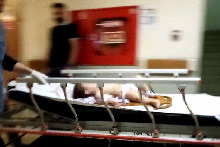 Bursa'da 3. kattan d&uuml;şen 1 yaşındaki bebek ağır yaralandı