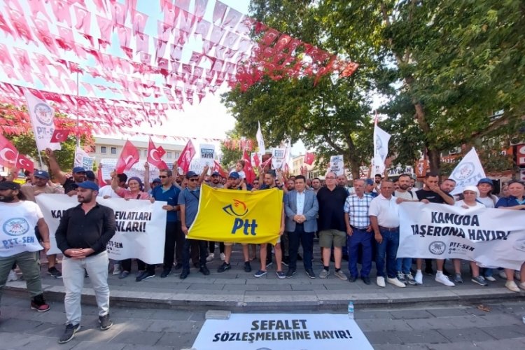 PTT-SEN Bursa'dan seslendi: PTT'de taşeron çalışma kalksın