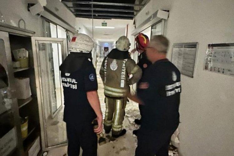 Prof. Dr. Murat Dilmener Acil Durum Hastanesi'nin tavanı &ccedil;&ouml;kt&uuml;! 1 bebek hayatını kaybetti