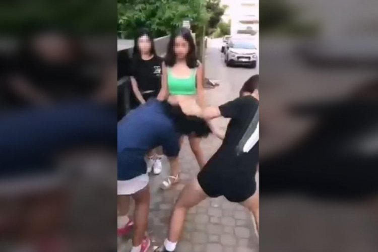 Muğla'da kız &ccedil;ocuklarının kavgası dehşete d&uuml;ş&uuml;rd&uuml;