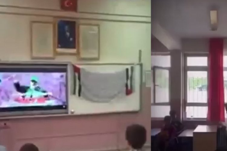 Bingöl'de bir okulda öğrencilere Hamas videosu izlettirildi! 