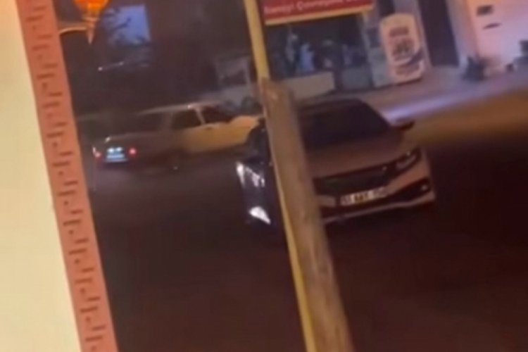 Bursa'da drift atan şahıs &ccedil;ileden &ccedil;ıkardı!
