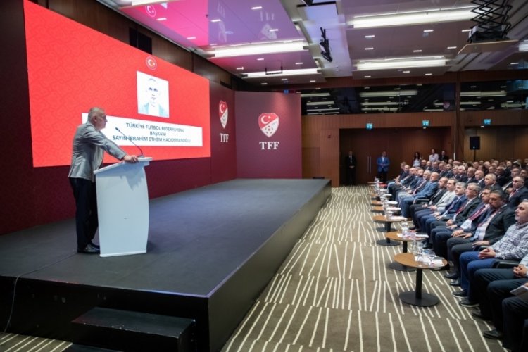 TFF Başkanı Hacıosmanoğlu: Adil ve adaletli olmaktan rahatsız olanlar bizden değildir