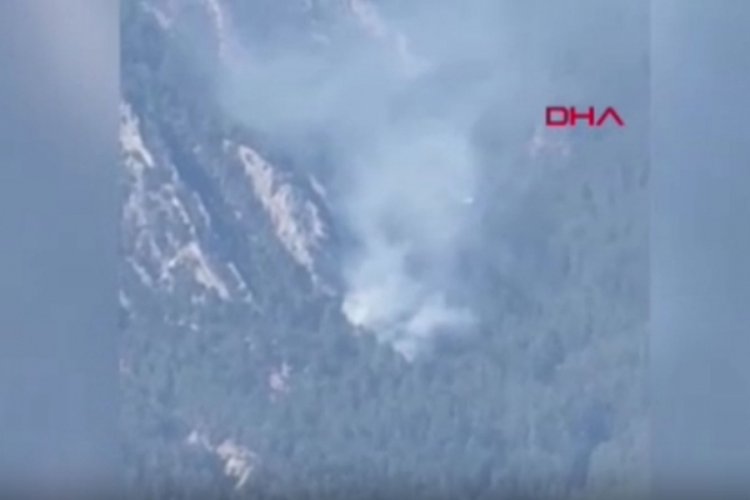 Antalya'da orman yangını