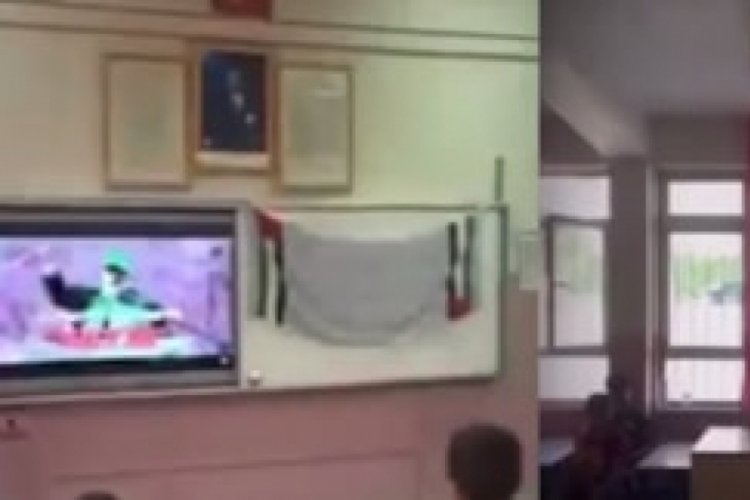 &Ccedil;ocuklara Hamas videosu izletilmişti: Soruşturma başlatıldı!