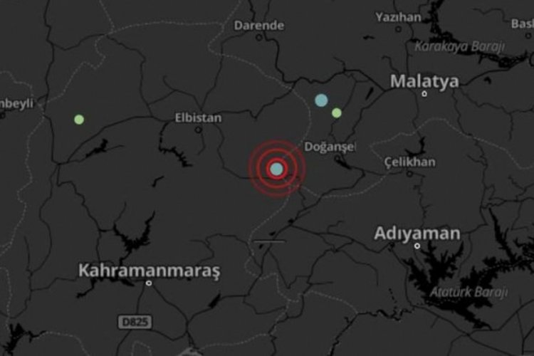 Kahramanmaraş'ta 3.8 b&uuml;y&uuml;kl&uuml;ğ&uuml;nde deprem