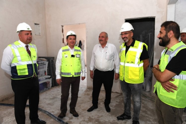 Osmangazi Belediyesi'nin kreş ve bakımevi inşaatında son gelindi