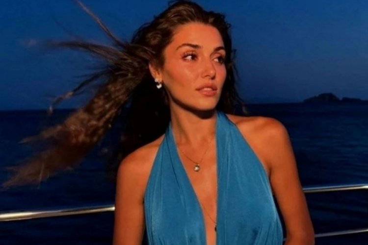 Hande Er&ccedil;el'den 'Mikonos tatili' pozu!
