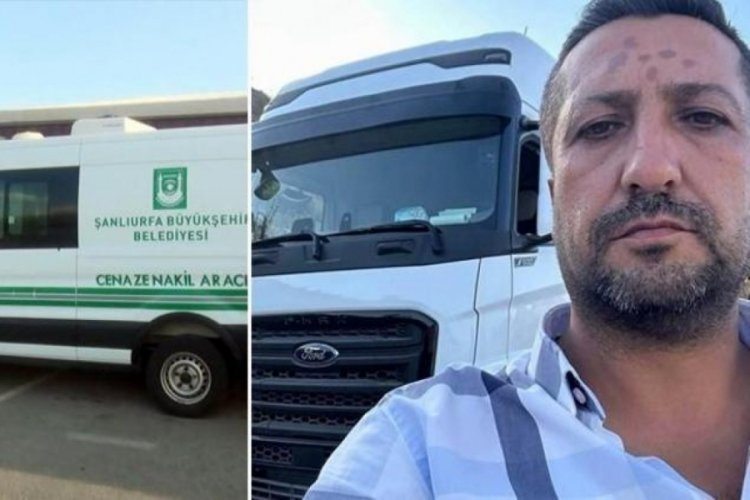 Aracının damperi elektrik tellerine temas eden kamyon şof&ouml;r&uuml; akıma kapıldı