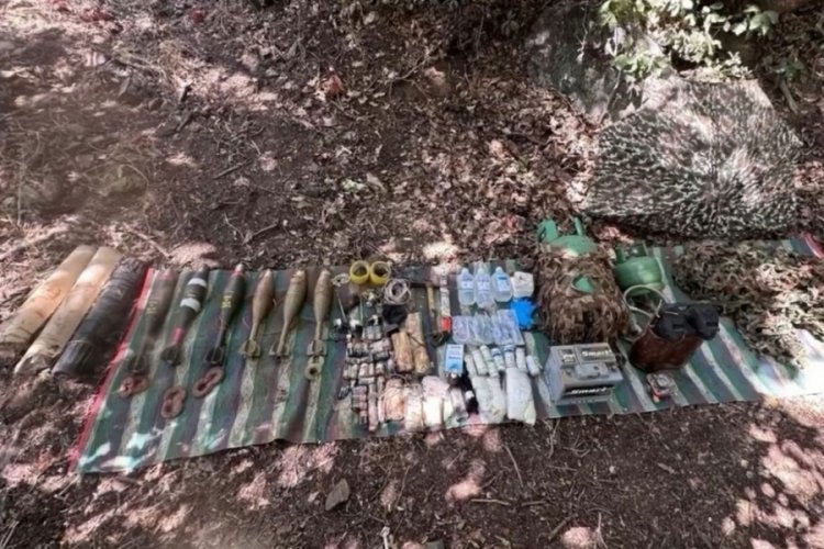 Pen&ccedil;e-Kilit Operasyonu b&ouml;lgesinde ter&ouml;ristlere ait m&uuml;himmat ele ge&ccedil;irildi