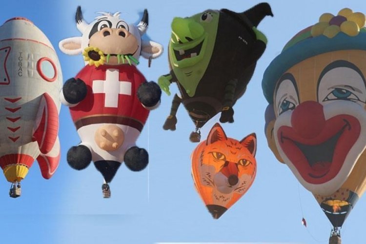 'Kapadokya Balon ve K&uuml;lt&uuml;r Yolu Festivali'nde 35 balon, g&ouml;ky&uuml;z&uuml;n&uuml; s&uuml;sledi
