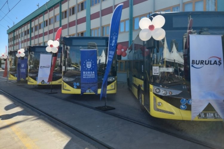 Bursa'ya 10 adet otob&uuml;s kazandırıldı