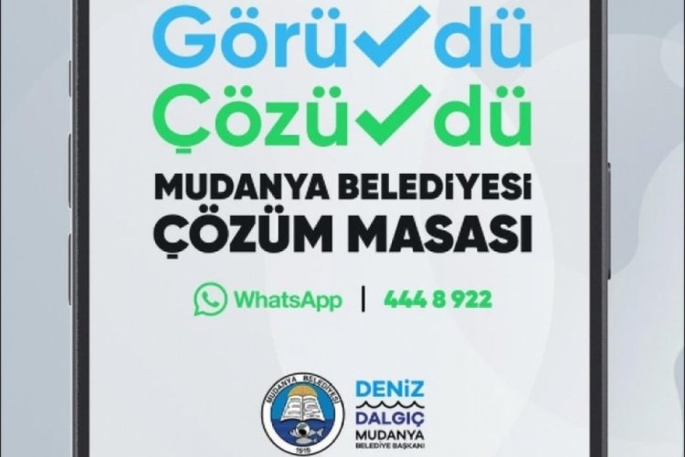 Mudanya Belediyesi, '&Ccedil;&ouml;z&uuml;m Masası' hattı oluşturdu