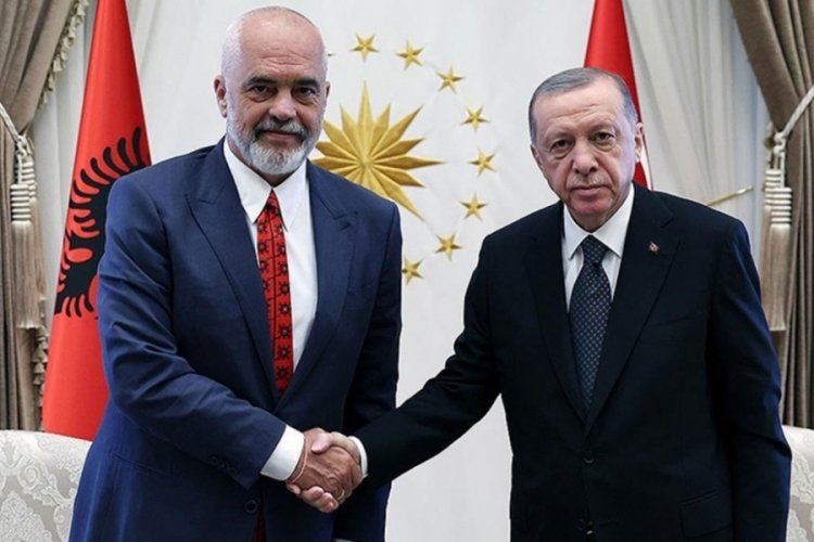 Cumhurbaşkanı Erdoğan, Arnavutluk Başbakanı ile g&ouml;r&uuml;şt&uuml;