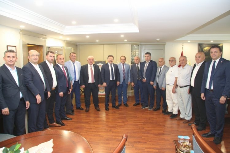BESOB'tan TESK Başkanı Paland&ouml;ken'e ve TŞOF'a ziyaret