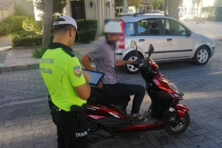 Motosikletlilere ceza yağdı