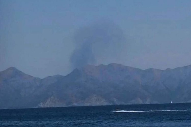 Muğla Marmaris'te orman yangını