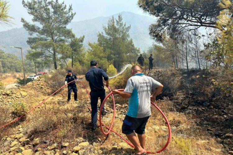 Marmaris'te orman yangını