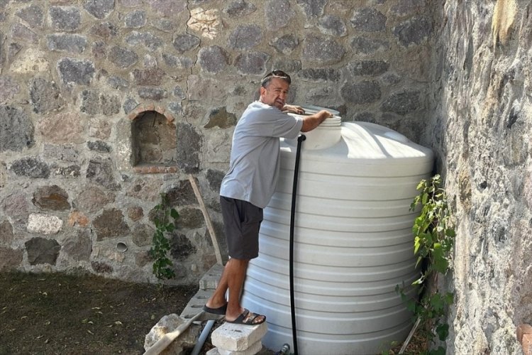 Bodrum'da su sorunu: Evlere tankerle taşınıyor!