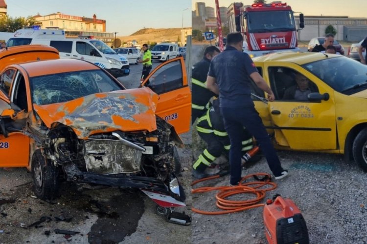 Kırıkkale'de feci kaza! 1 &ouml;l&uuml; 2 ağır yaralı