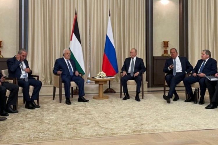 Vladimir Putin, Mahmud Abbas'ı kabul etti