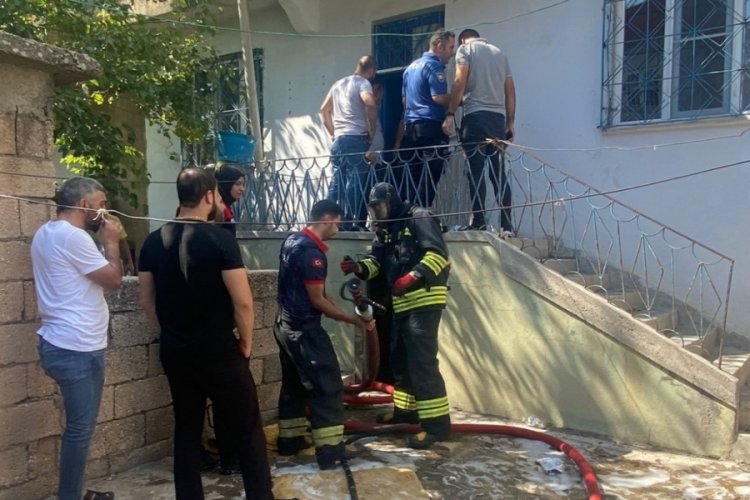 Bodrum katta gaz sıkışması sonucu patlama yaşandı!