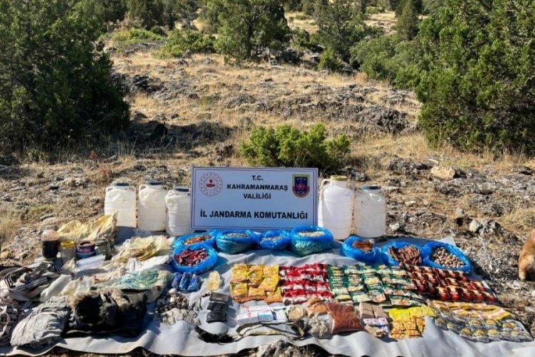 Ter&ouml;ristlerin kullandığı yaşam malzemeleri imha edildi
