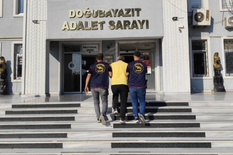 Ağrı'da 4 farklı su&ccedil;tan aranan şahıs yakalandı