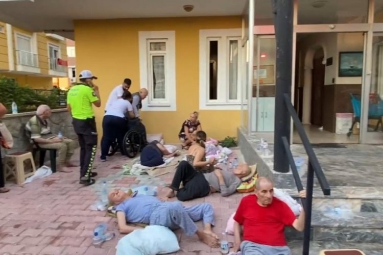 Antalya'da huzurevinde yangın