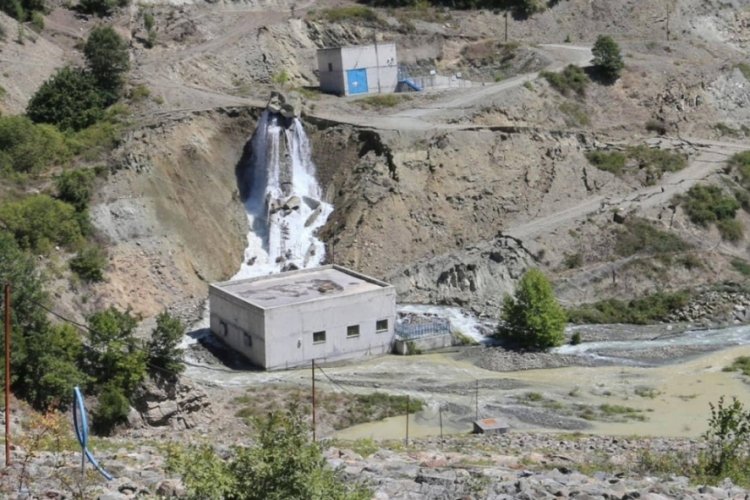 Amasya'da HES alanında heyelan! &Ccedil;alışmalar durduruldu
