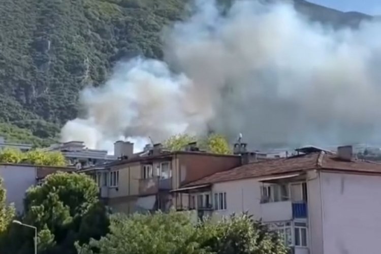 Bursa Ak&ccedil;ağlayan'da yangın!