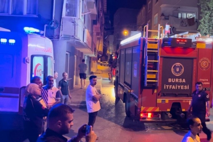 Bursa'da benzin bidonu bomba gibi patladı, mahalle ayağa kalktı