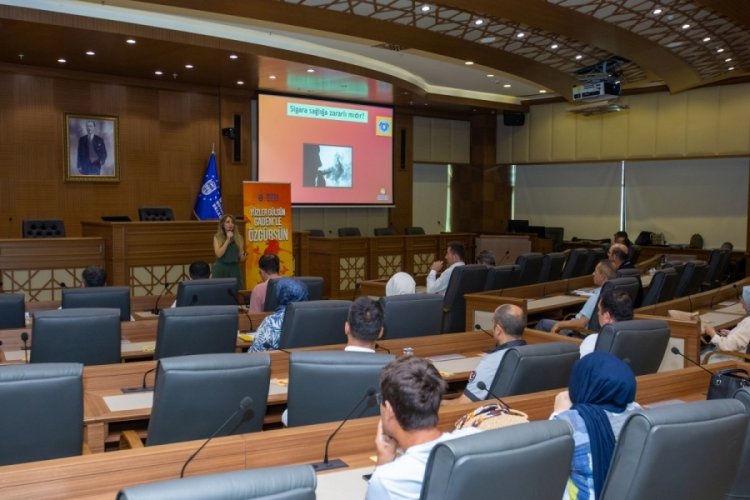 Bursa'da belediye personeline 'Bağımlılıkla M&uuml;cadele' eğitimi verildi