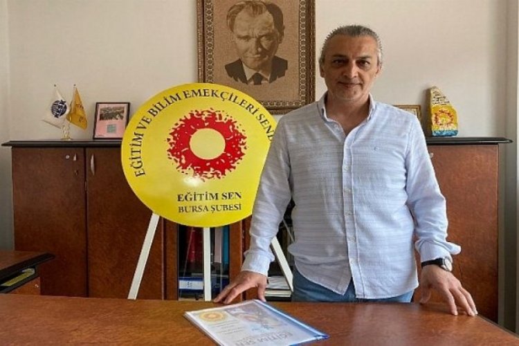 Eğitim Sen Bursa Şube Başkanı Erdem a&ccedil;ık &ouml;ğretime y&ouml;nelik değişikliğe dair a&ccedil;ıklamada bulundu