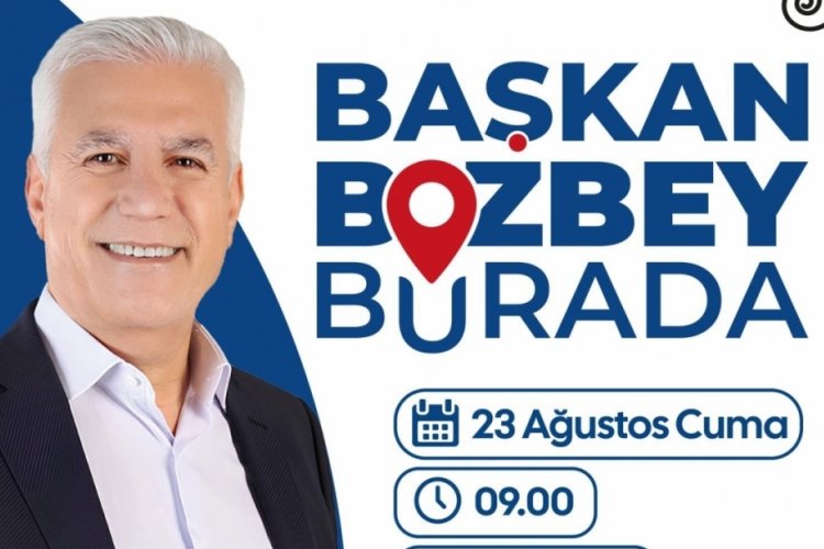 Bursa Büyükşehir Belediye Başkanı Bozbey Orhaneli'ye gidiyor