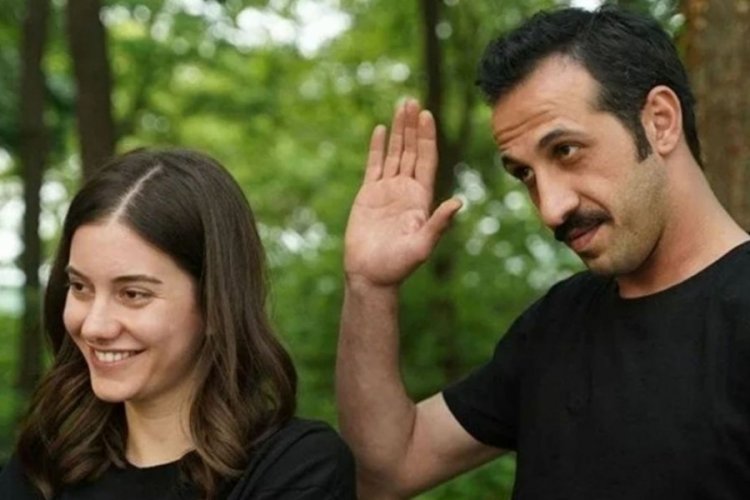 Beril Pozam ile Ersin Arıcı'nın d&uuml;ğ&uuml;n&uuml;nden ilk kare geldi!