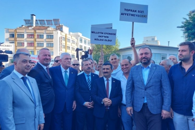 İYİ Parti Genel Başkanı Dervişoğlu Bursa'da &ccedil;ift&ccedil;ilerle buluştu!