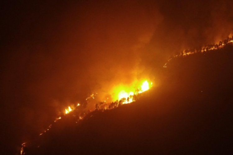 Çankırı'da yangın hızla yayılıyor! 4 köy tahliye edildi