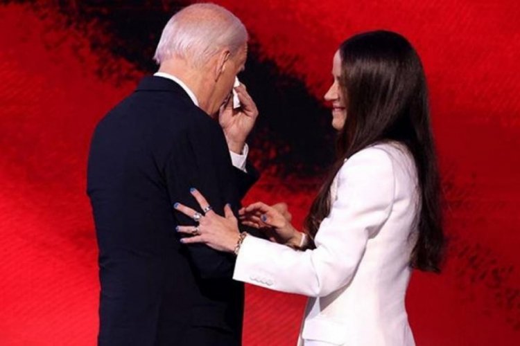 Biden g&ouml;zyaşları i&ccedil;inde veda etti, 'Filistin protestocuları haklı' dedi
