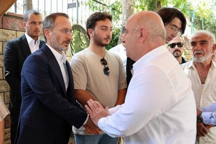 İletişim Başkanı Altun, teyzesinin cenazesine katıldı