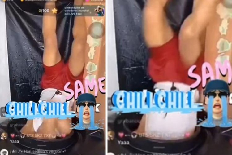 TikTok'ta korkun&ccedil; yayın! Su dolu varilin i&ccedil;ine giren yabancı fenomen sıkışıp hayatını kaybetti