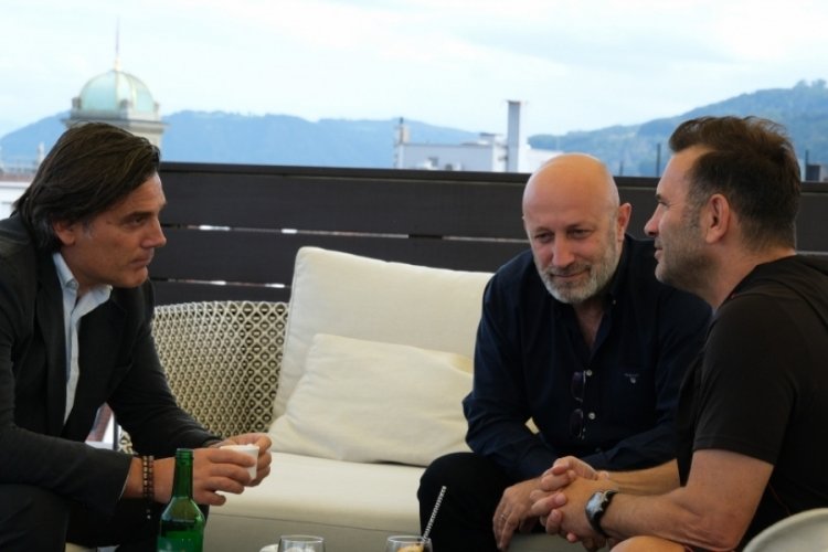 Vincenzo Montella Galatasaray'ı kamp yaptığı otelde ziyaret etti