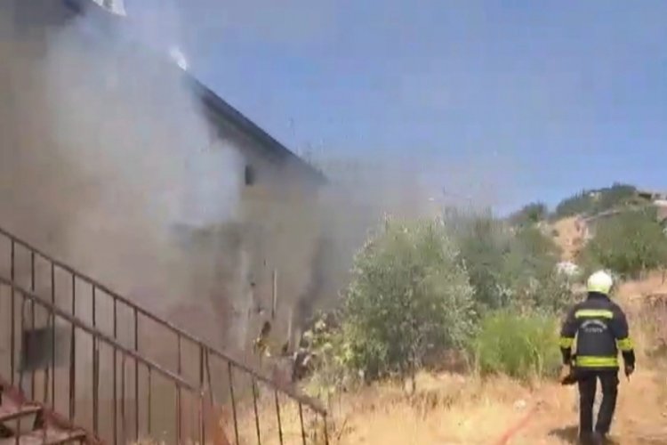 Kahramanmaraş'ta evde yangın &ccedil;ıktı!