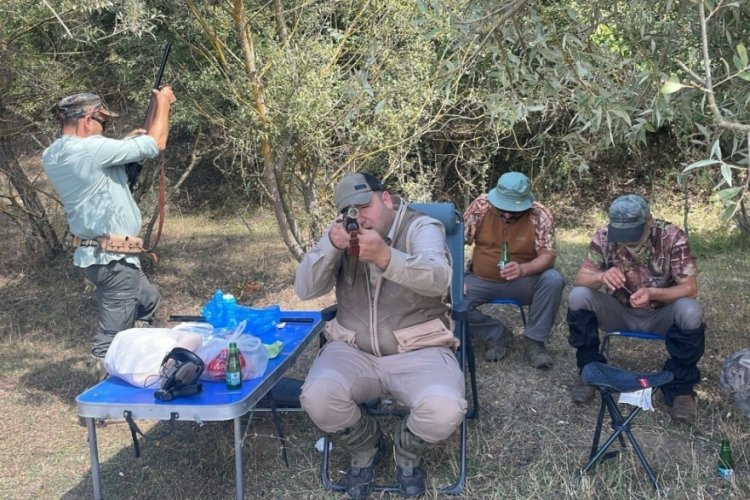 Samsun'da yeni av sezonu açıldı! Tüfeğini alan doğaya çıktı!