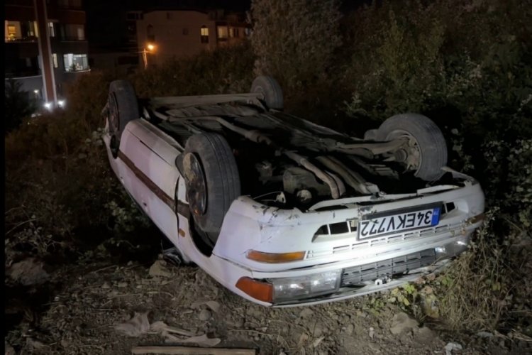 Samsun'da otomobil takla attı: 1 kişi hayatını kaybetti